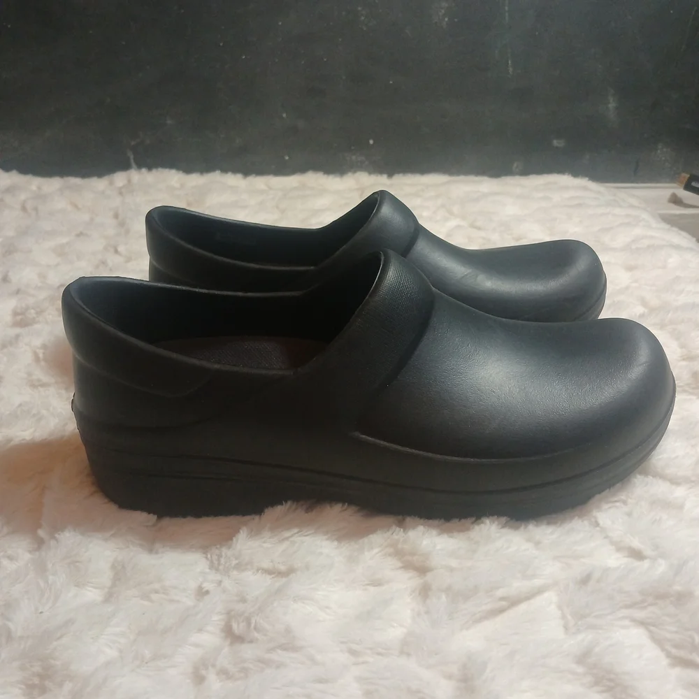 Crocs Neria Pro II Clogs Womens 10 Slip On Slip Resistant Black Work Shoes - Picture 3 of 10